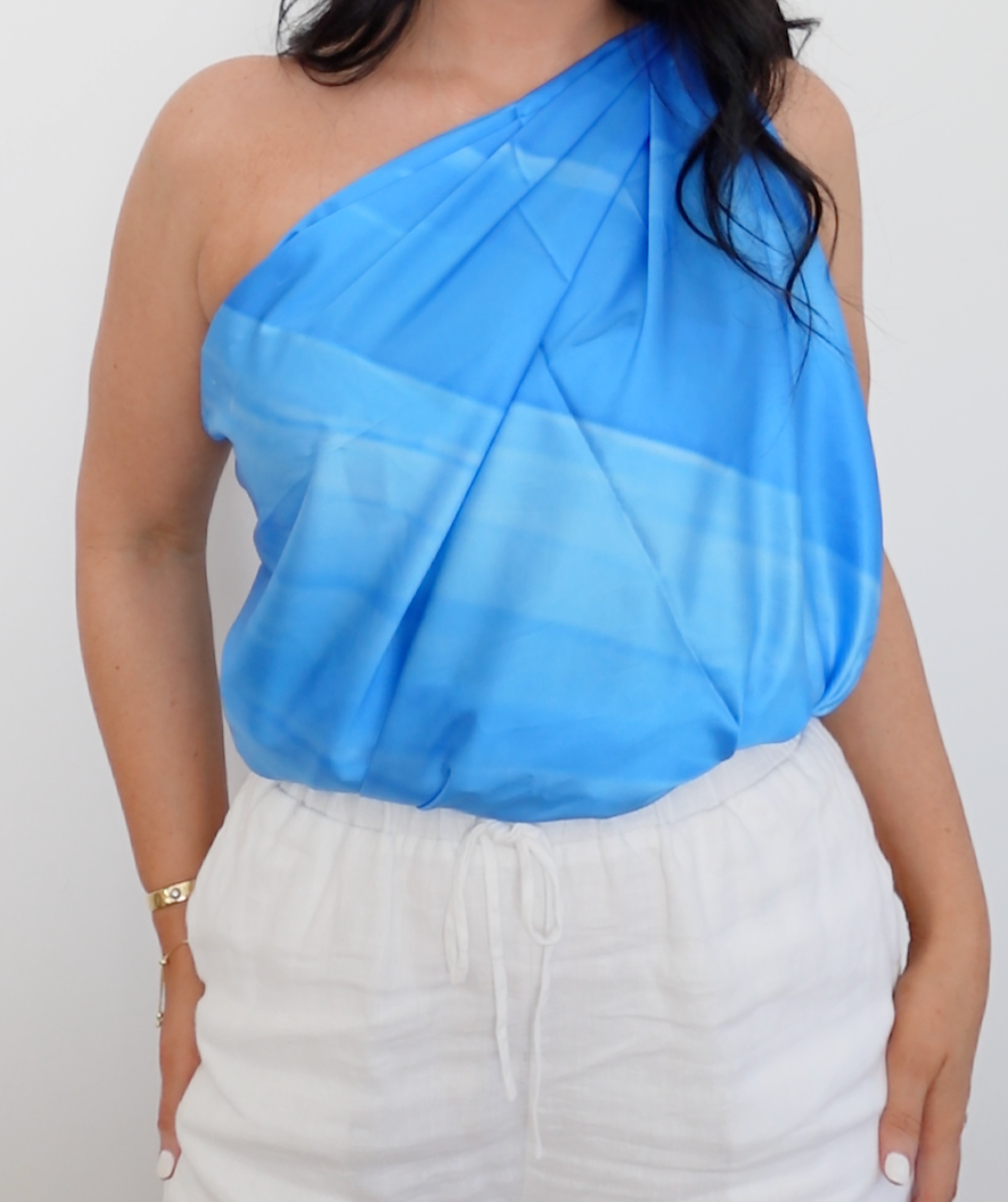 scarf top for bigger chests xs - xxl