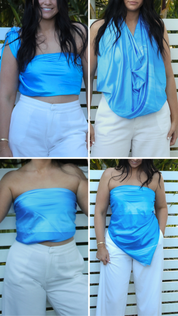 The ultimate holiday outfit — a scarf top that styles 24 ways for effortless vacation looks