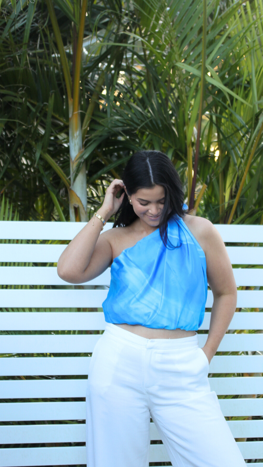 Multiway scarf top perfect for packing light on vacation, bright colors and inclusive fit