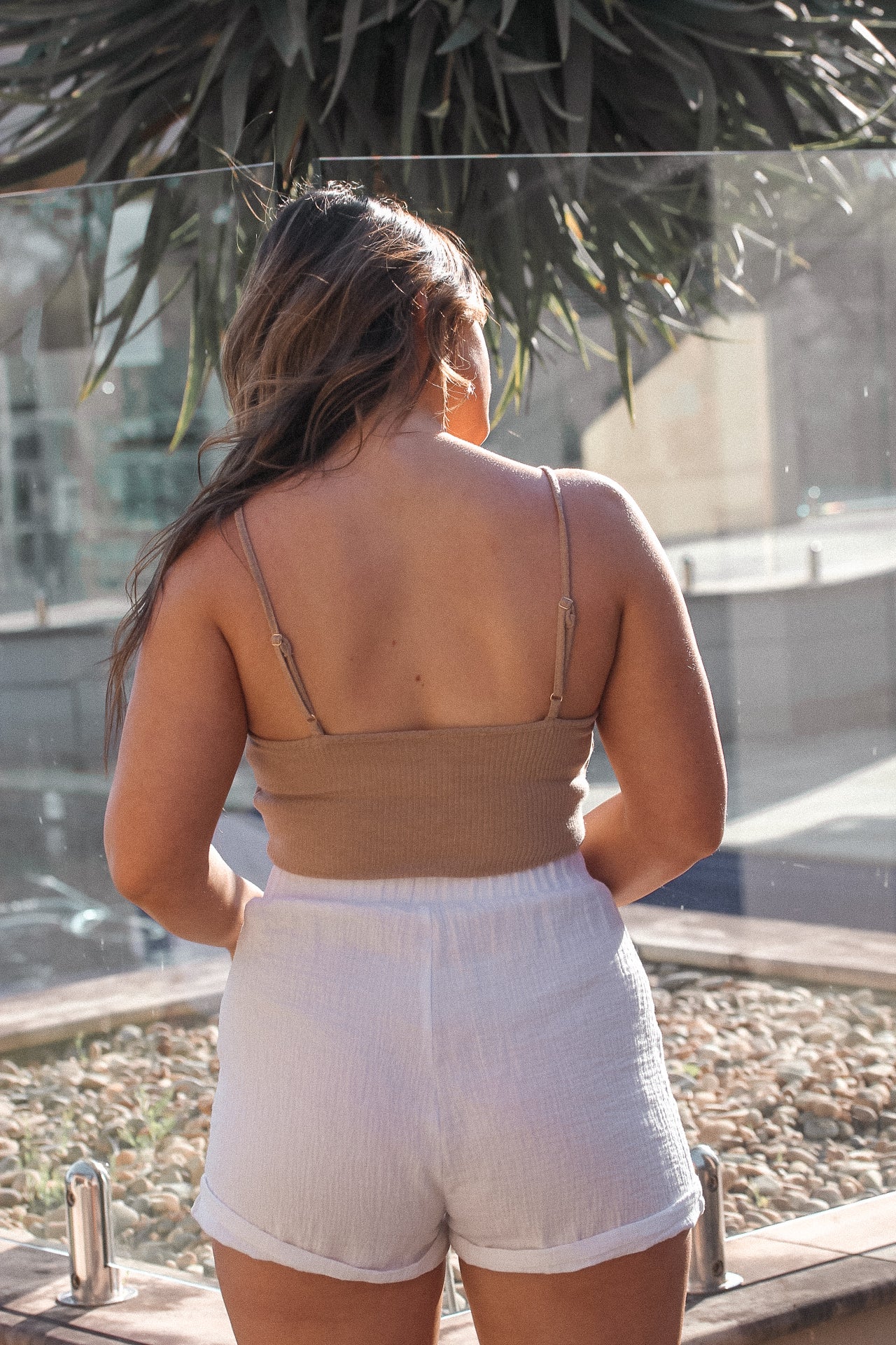 Lauralie Bodysuit Brown outfit bodysuit adjustable summer spring ootd lookbook cream women’s wear girls bodysuit ribbed cotton knit tan bodysuit