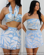 Two ways to wear Blue Isla set