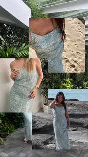Brittnei Dress – The ultimate vacation slip dress with a flattering fit, featuring Vaycaze’s exclusive digital print. Lightweight, packable, and perfect for warm getaways