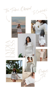 Beach-to-Bar Outfit – Lydia Dress in white, a must-have for travel lovers. Effortless, breezy, and perfect for any resort or island getaway