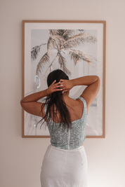 Vaycaze Ashlee Corset – The ultimate versatile top, pairing seamlessly with skirts, jeans, or shorts for a stylish vacation-ready look