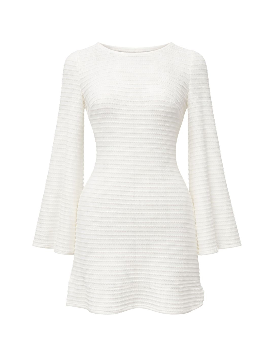 Lydia Dress white reversible vacation dress long sleeve lightweight resort wear Australia