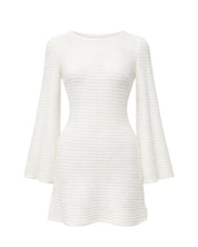 Lydia Dress white reversible vacation dress long sleeve lightweight resort wear Australia