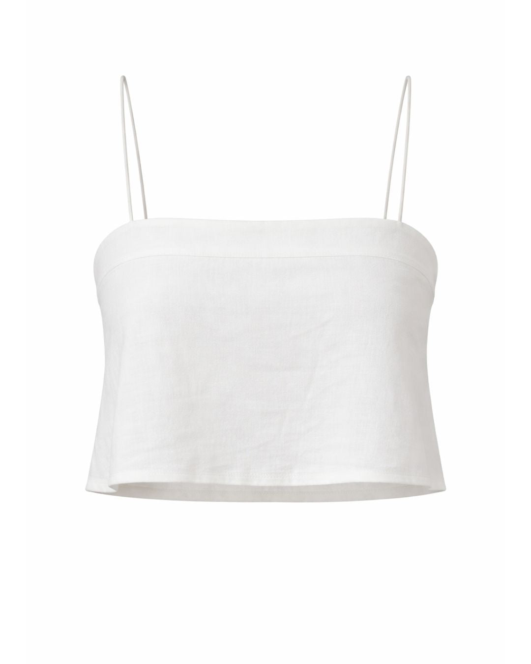 white linen blend crop top resortwear Australia
