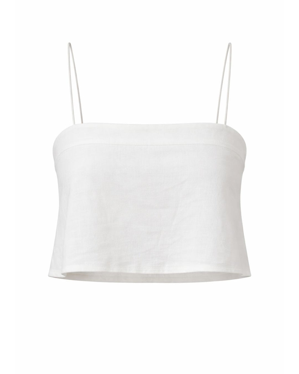 white linen blend crop top resortwear Australia