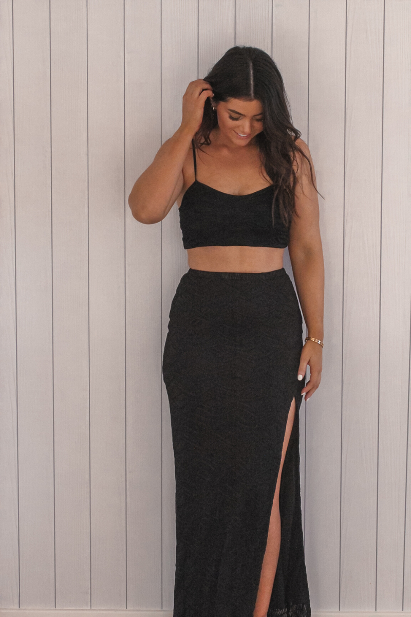 Airlie Black Skirt