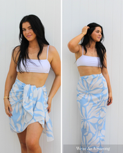 Isla scarf sarong top by Vaycaze, a multi-wear resortwear top designed for travel and vacation outfits.