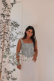Ashlee Corset – A feminine and travel-friendly corset top that hugs the body beautifully, designed for minimal packing and maximum style