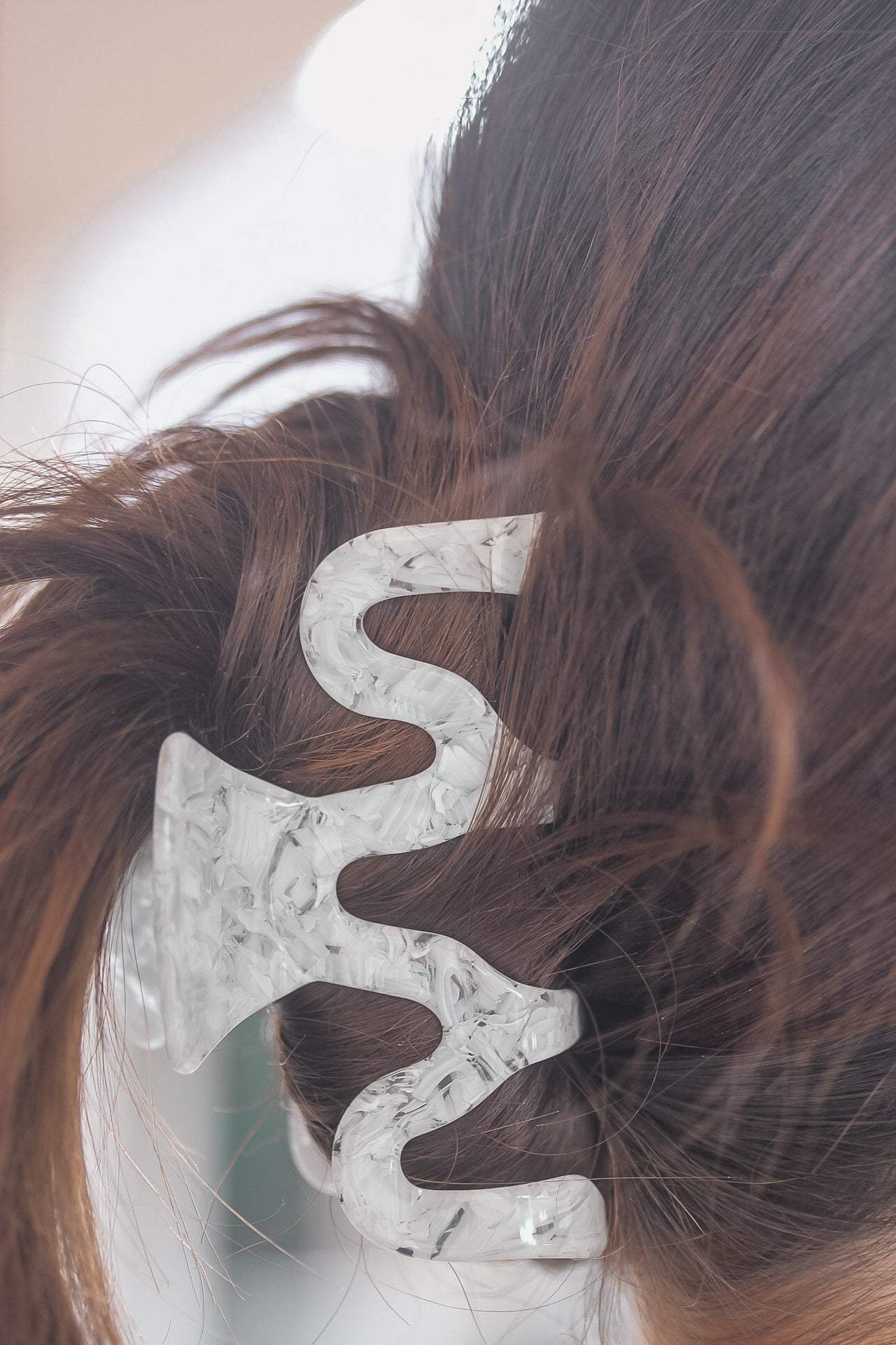 Angelite Hair Claw
