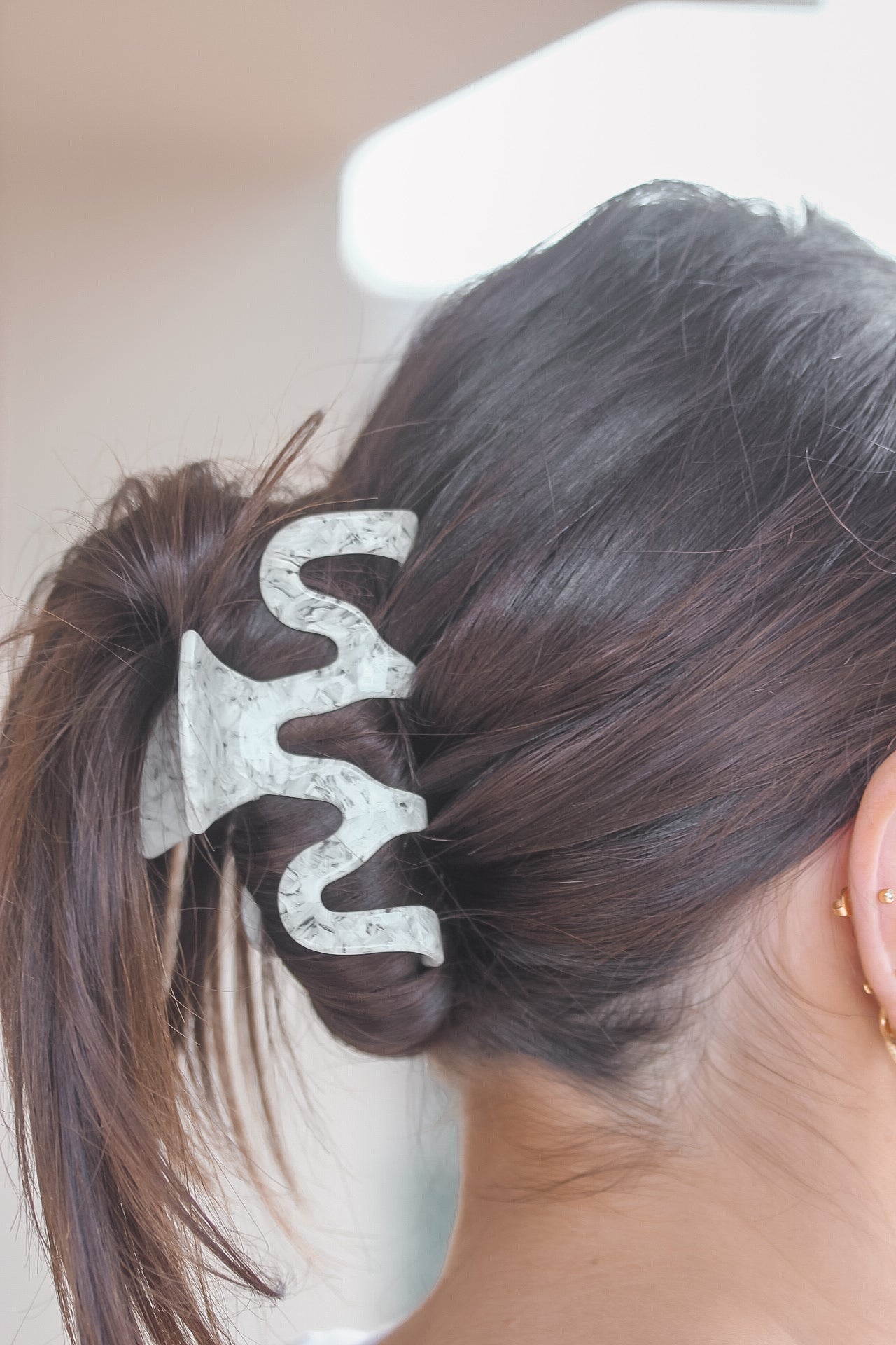 Angelite Hair Claw